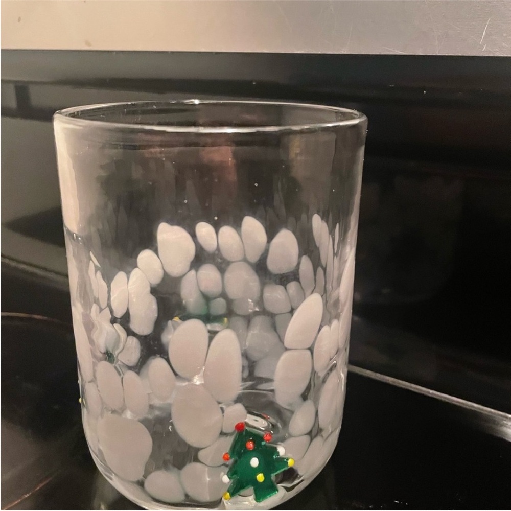 Tree Anthropologie juice glass